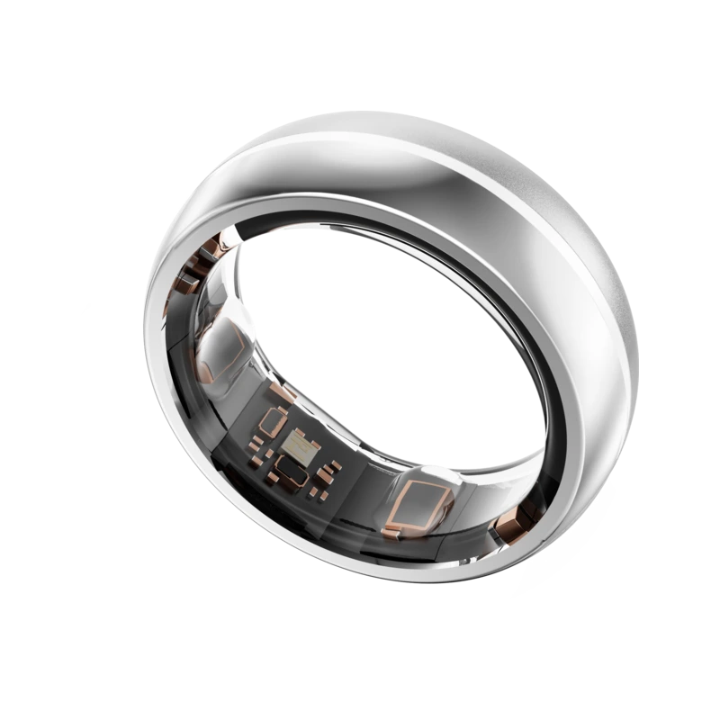 MYnextRING N2 Pro w kolorze srebrnym, wyizolowany